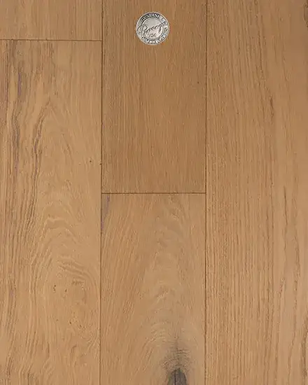Provenza Floors Affinity Engage European Oak Engineered Hardwood, installed in a room