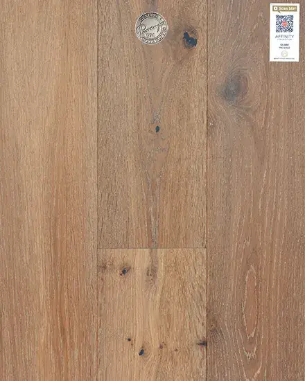 Provenza Floors Affinity Glam European Oak Engineered Hardwood, installed in a room