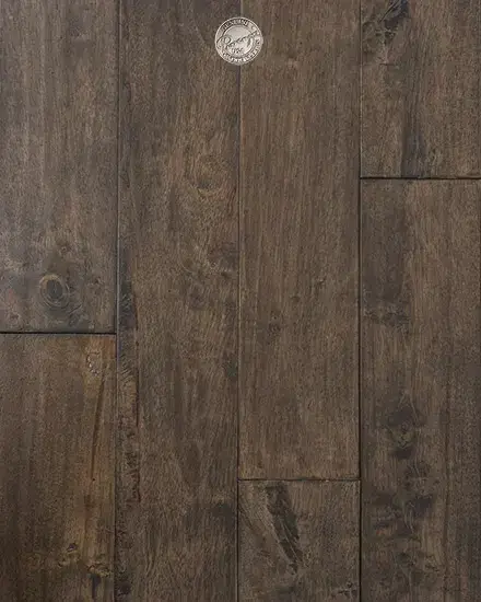 Provenza Floors African Plains Black River Hevea Engineered Hardwood, installed in a room