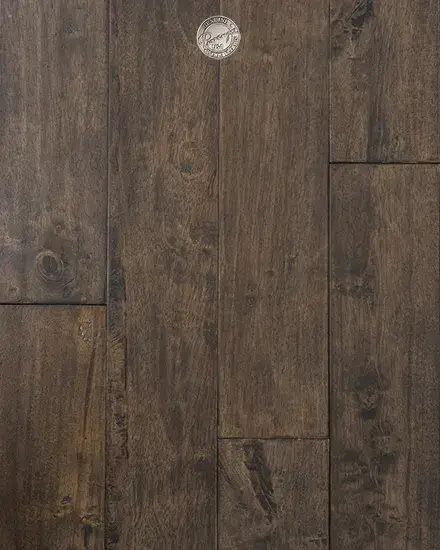 Provenza Floors African Plains Black River Hevea Engineered Hardwood, installed in a room