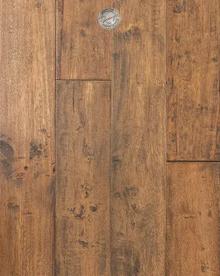 Provenza Floors African Plains Raffia Hevea Engineered Hardwood, installed in a room