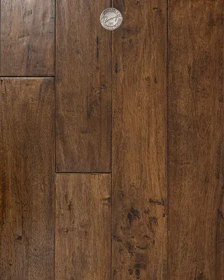 Provenza Floors African Plains Sahara Sun Hevea Engineered Hardwood, installed in a room