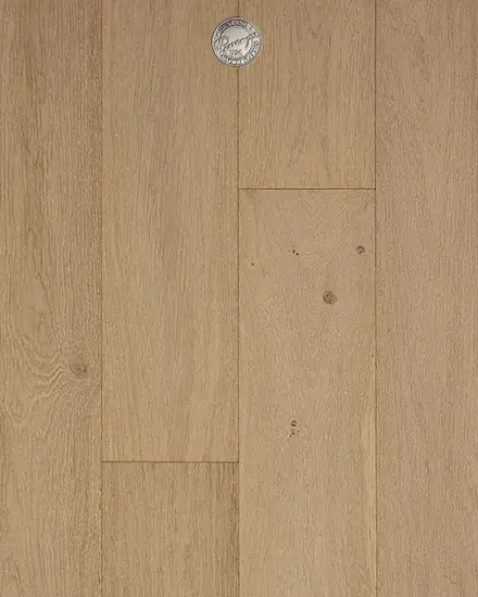 Provenza Floors Cadeau Cadence European Oak Engineered Hardwood, installed in a room