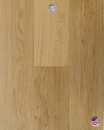 Provenza Floors Dutch Masters Escher European Oak Engineered Hardwood, installed in a room