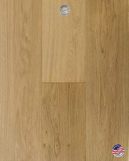 Provenza Floors Dutch Masters Escher European Oak Engineered Hardwood, installed in a room