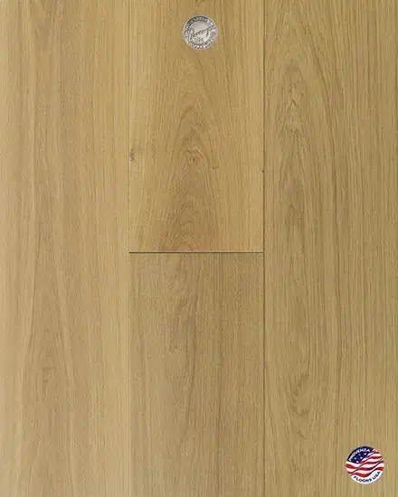 Provenza Floors Dutch Masters Leyster European Oak Engineered Hardwood, installed in a room