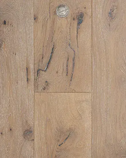 Provenza Floors Grand Pompeii Apollo European Oak Engineered Hardwood, installed in a room