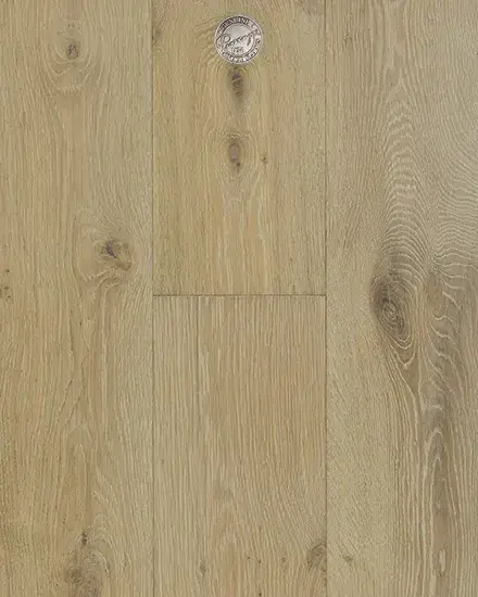 Provenza Floors New York Loft Marquee European Oak Engineered Hardwood, installed in a room