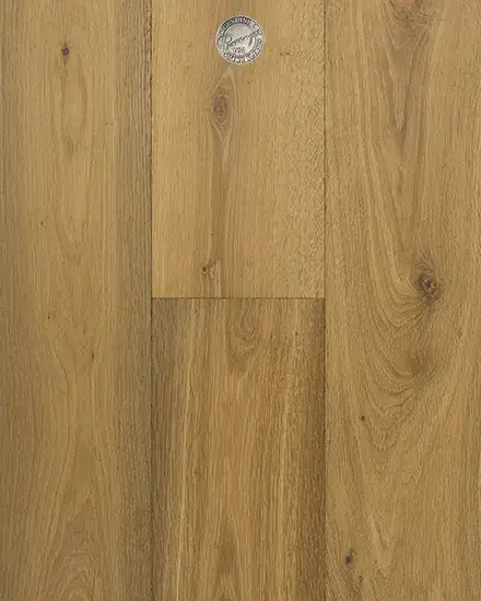 Provenza Floors New York Loft Midtown European Oak Engineered Hardwood, installed in a room