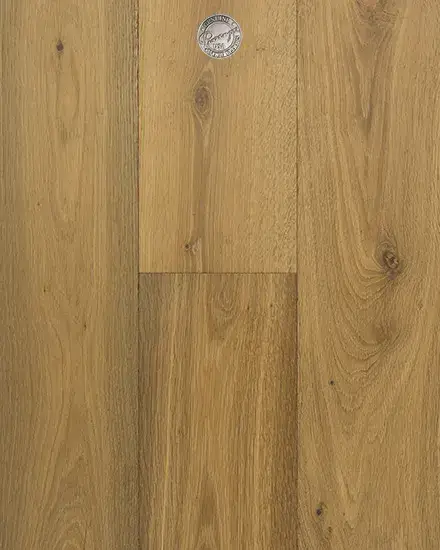 Provenza Floors New York Loft Midtown European Oak Engineered Hardwood, installed in a room