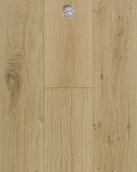 Provenza Floors New York Loft Music Hall European Oak Engineered Hardwood, installed in a room