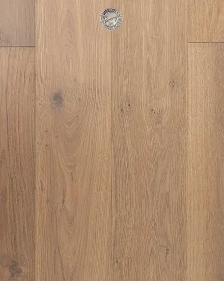 Provenza Floors New York Loft Park Place White Oak Engineered Hardwood, installed in a room