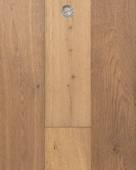 Provenza Floors New York Loft Penn Station White Oak Engineered Hardwood, installed in a room