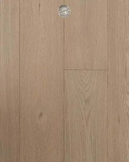 Provenza Floors New York Loft West End White Oak Engineered Hardwood, installed in a room