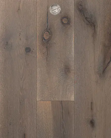 Provenza Floors Old World Gray Rocks Oak Engineered Hardwood, installed in a room