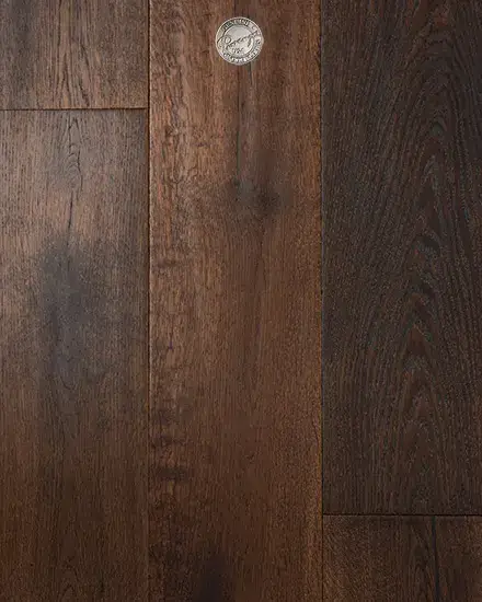 Provenza Floors Old World Tortoise Shell Oak Engineered Hardwood, installed in a room