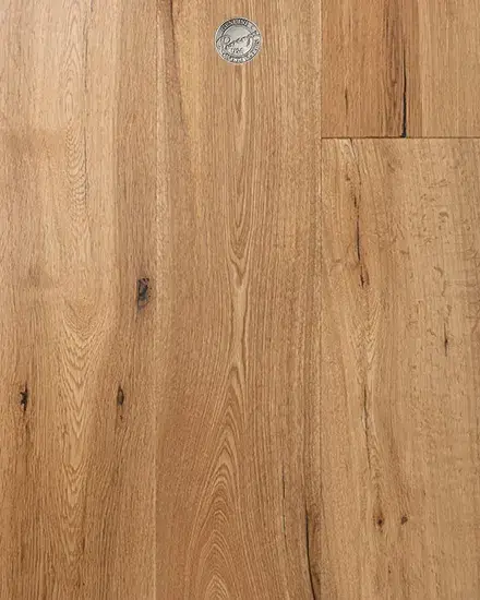 Provenza Floors Old World Warm Sand Oak Engineered Hardwood, installed in a room