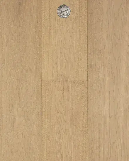 Provenza Floors Opia Coterie European Oak Engineered Hardwood, installed in a room