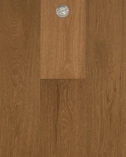 Provenza Floors Opia Curio European Oak Engineered Hardwood, installed in a room