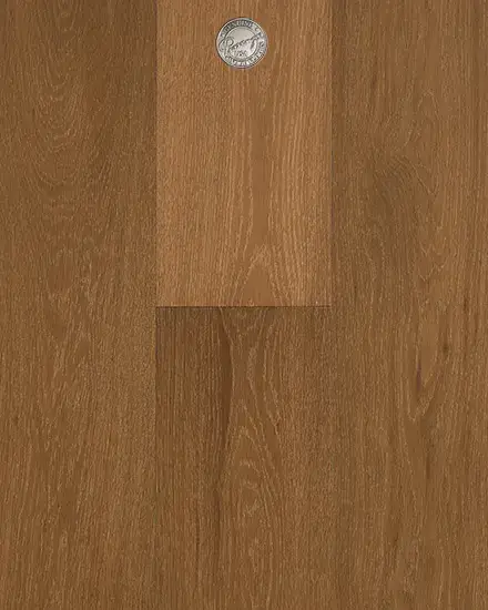 Provenza Floors Opia Curio European Oak Engineered Hardwood, installed in a room