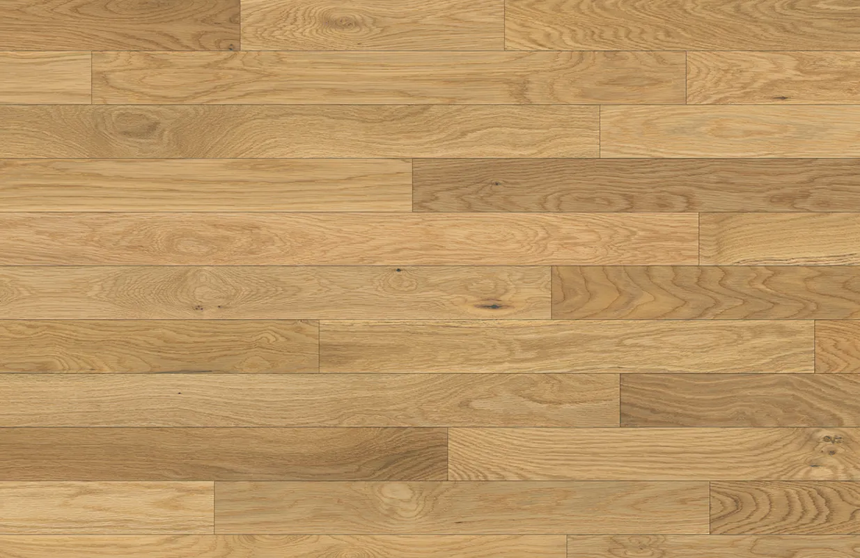 Reward Flooring Heritage White Oak Natural 2-1/4 In. Solid Hardwood, room view