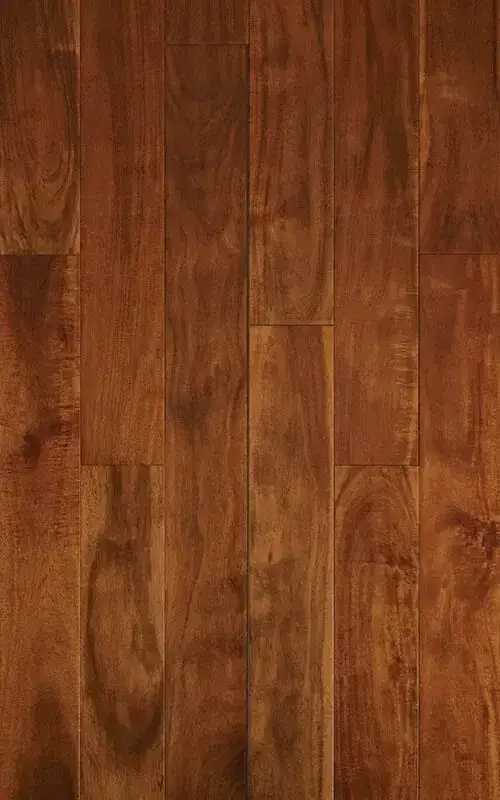 SLCC Flooring Preserve Wild Nutmeg Acacia Engineered Hardwood, installed in a room