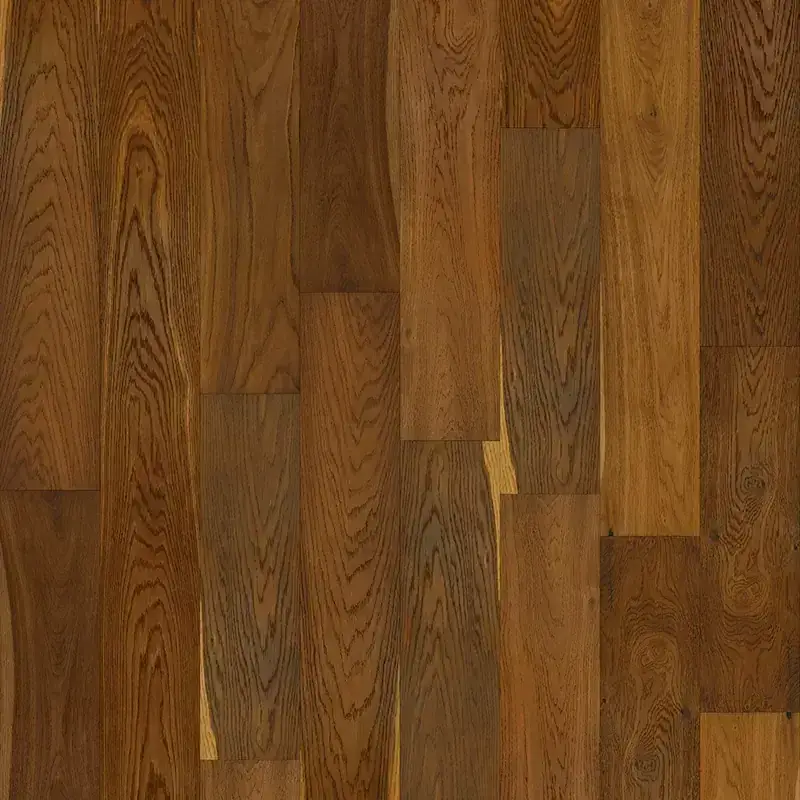 SLCC Flooring West Winds Premium Luckenbach Oak Engineered Hardwood, installed in a room