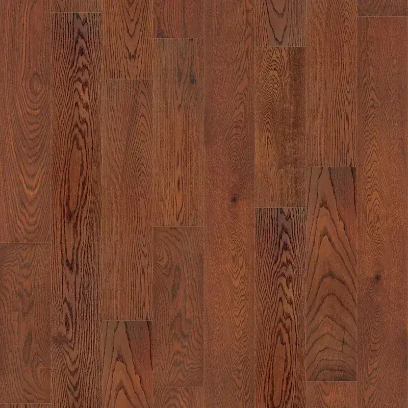 SLCC Flooring West Winds Premium Bastrop Oak Engineered Hardwood, installed in a room