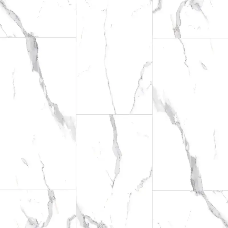 SLCC Flooring Prime Specimens Alabaster Luxury Vinyl Plank, installed in a room