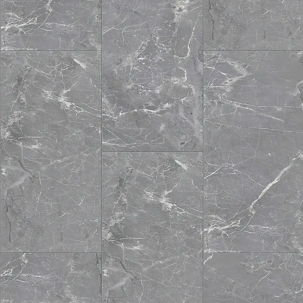 SLCC Flooring Prime Specimens Palace Gray Luxury Vinyl Plank, installed in a room