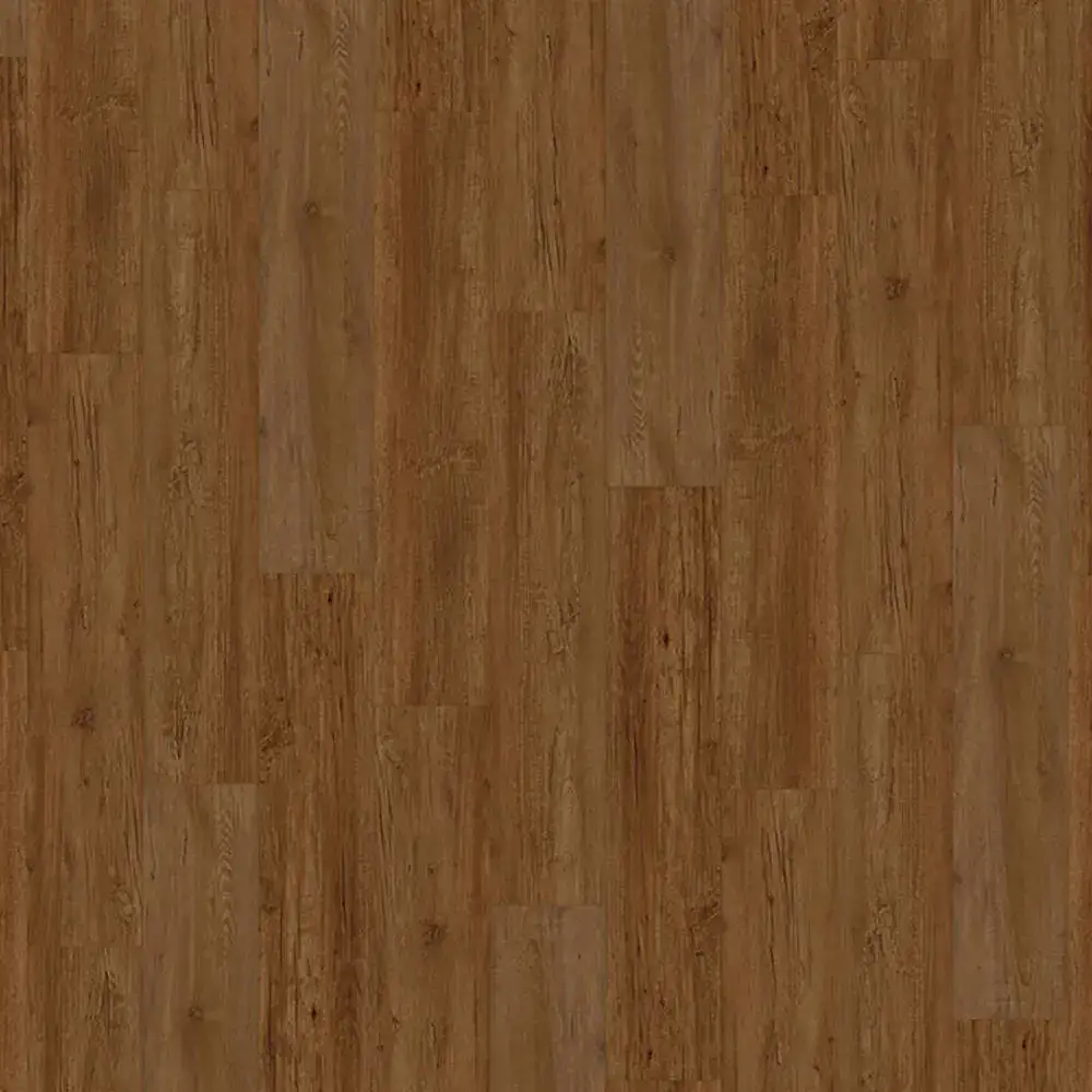SLCC Flooring Project Plus Cinnamon Oak Luxury Vinyl Plank, installed in a room