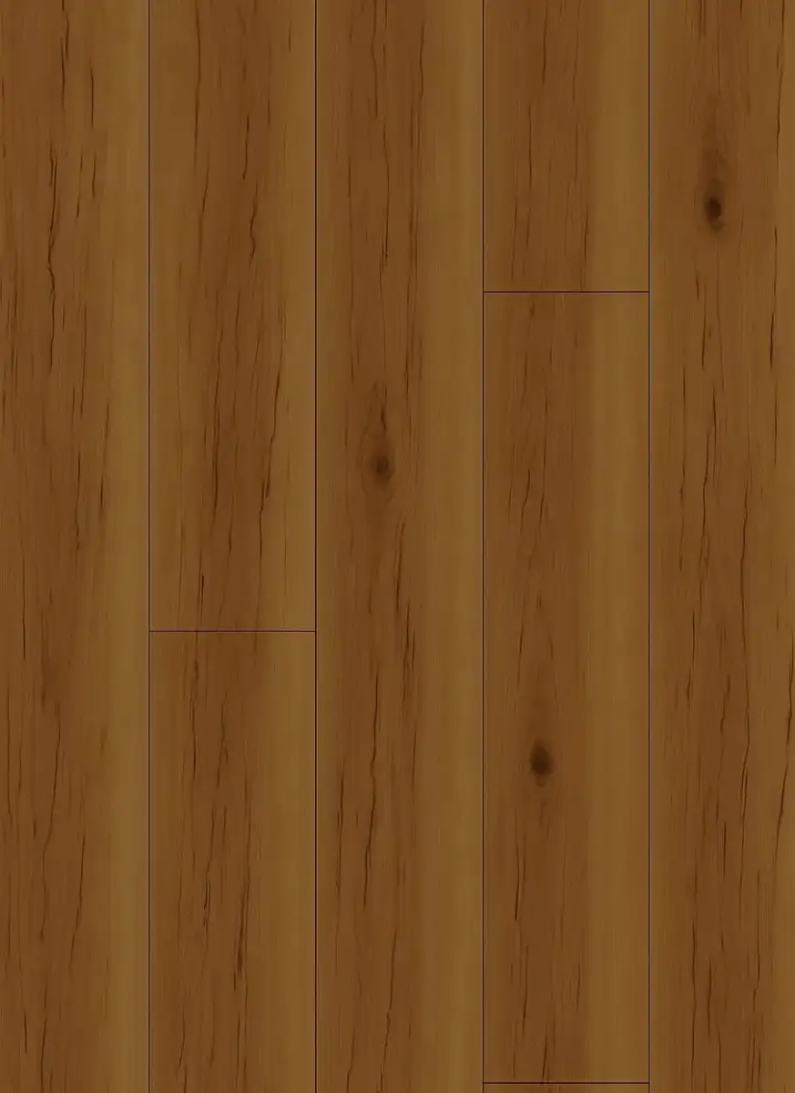 SLCC Flooring AQUcore Natural Hickory SPC Flooring, installed in a room