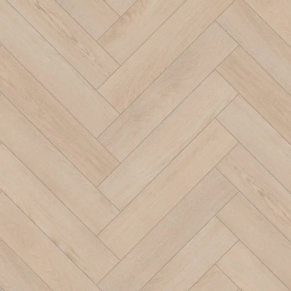 SLCC Flooring SPC Herringbone Sunrise Herringbone SPC Flooring, installed in a room