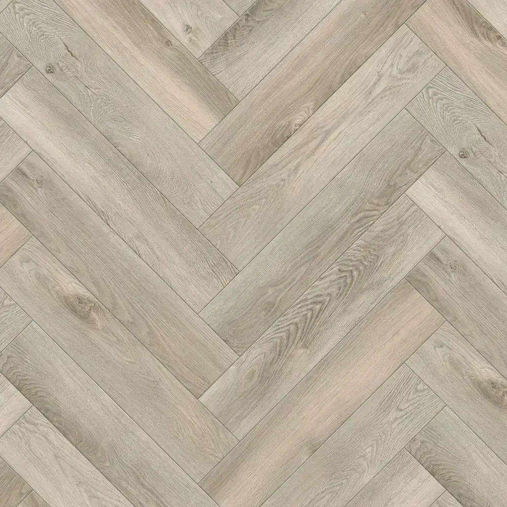 SLCC Flooring SPC Herringbone Berryessa Herringbone SPC Flooring, installed in a room