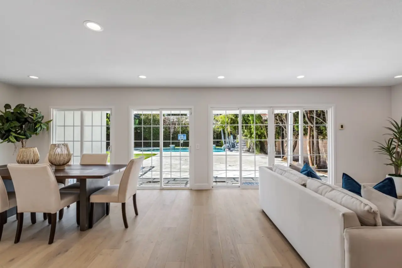 Sonoma Wood Floors Mission Bahia European Oak Engineered Hardwood, installed in a room