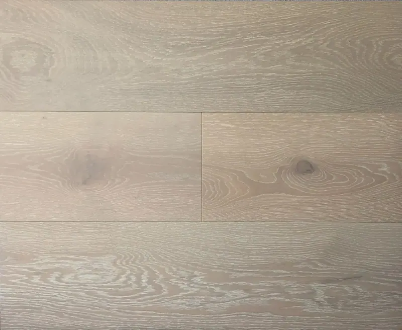 Sonoma Wood Floors Coastal Blue Lagoon European Oak Engineered Hardwood, installed in a room