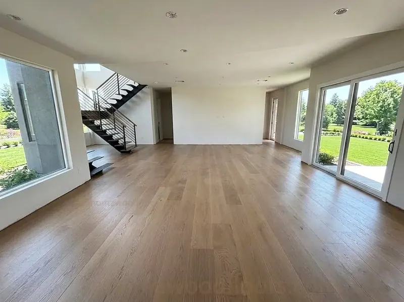 Sonoma Wood Floors Reserve Caramel European Oak Engineered Hardwood, installed in a room
