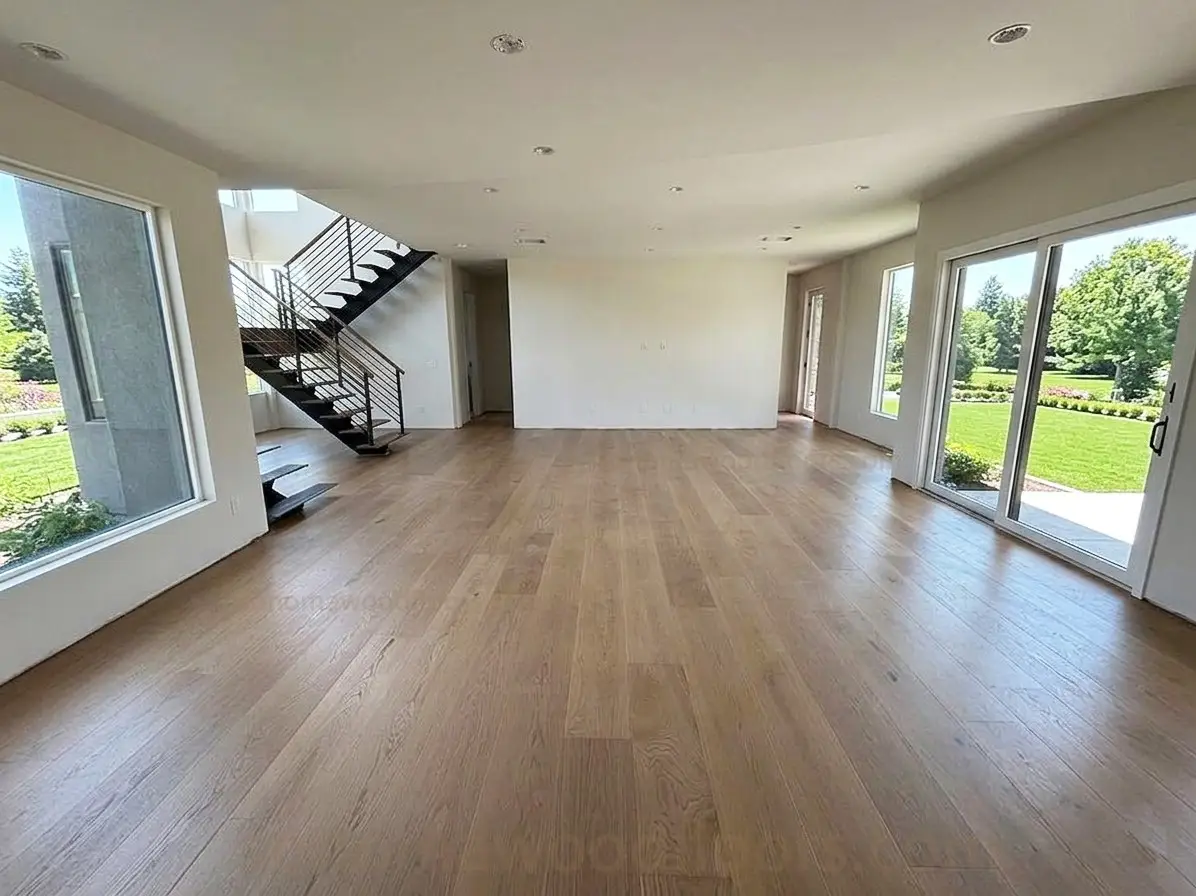Sonoma Wood Floors Reserve Caramel European Oak Engineered Hardwood, installed in a room