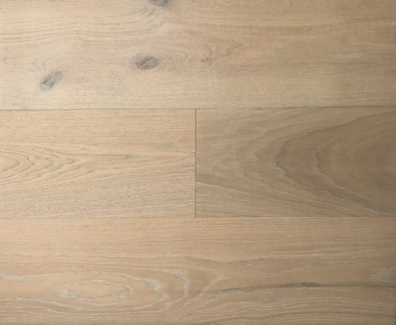 Sonoma Wood Floors Mission Perlas European Oak Engineered Hardwood, installed in a room