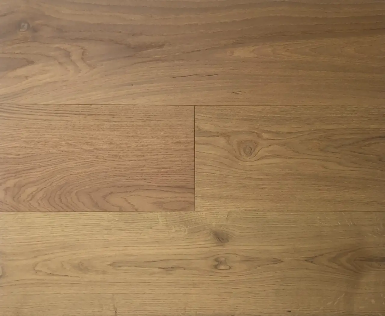 Sonoma Wood Floors Coastal Warm Sand European Oak Engineered Hardwood, installed in a room