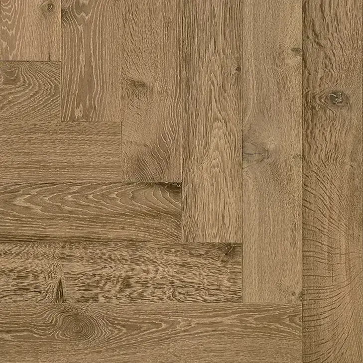 Urbanfloor Timbertop Lucca Herringbone European Oak Engineered Hardwood, installed in a room