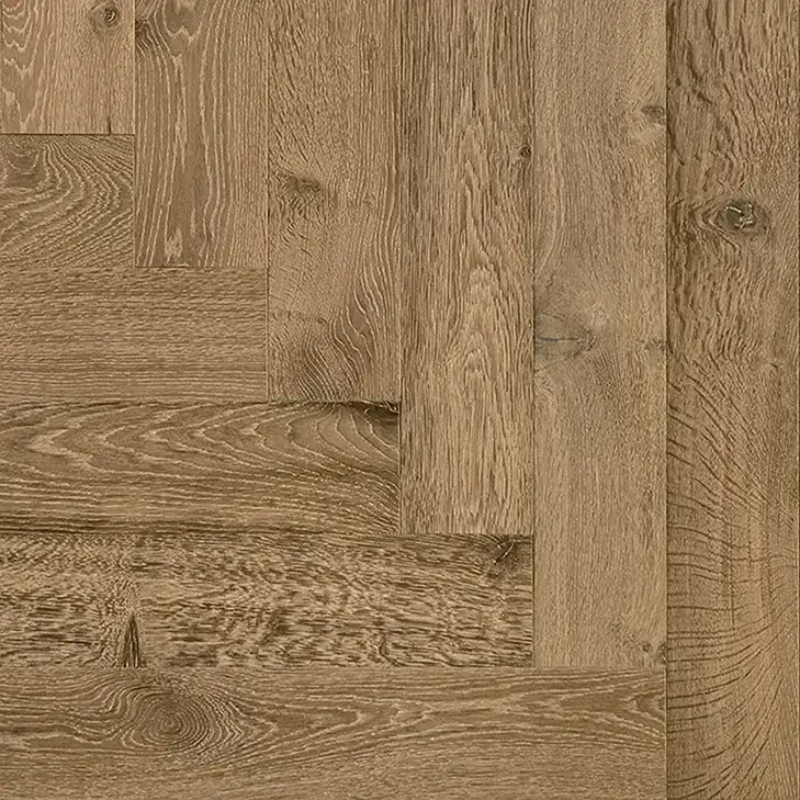 Urbanfloor Timbertop Lucca Herringbone European Oak Engineered Hardwood, installed in a room