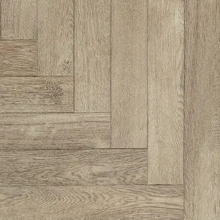 Urbanfloor Timbertop Vail Herringbone European Oak Engineered Hardwood, installed in a room