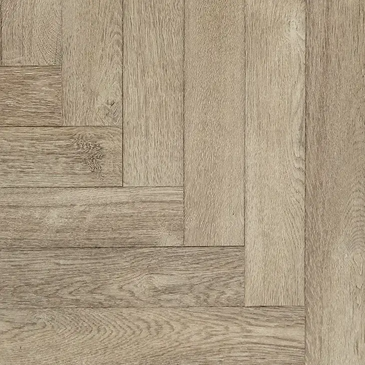Urbanfloor Timbertop Vail Herringbone European Oak Engineered Hardwood, installed in a room