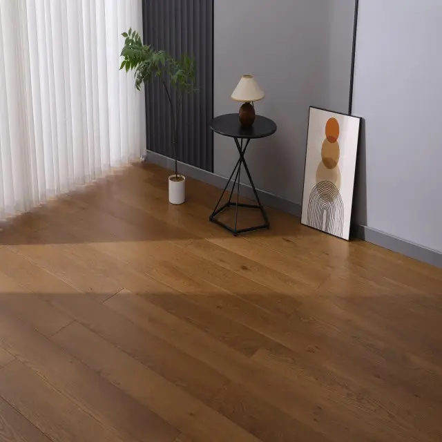 Anthony Van Dyck Progettista 111 Oak Engineered Hardwood, installed in a room