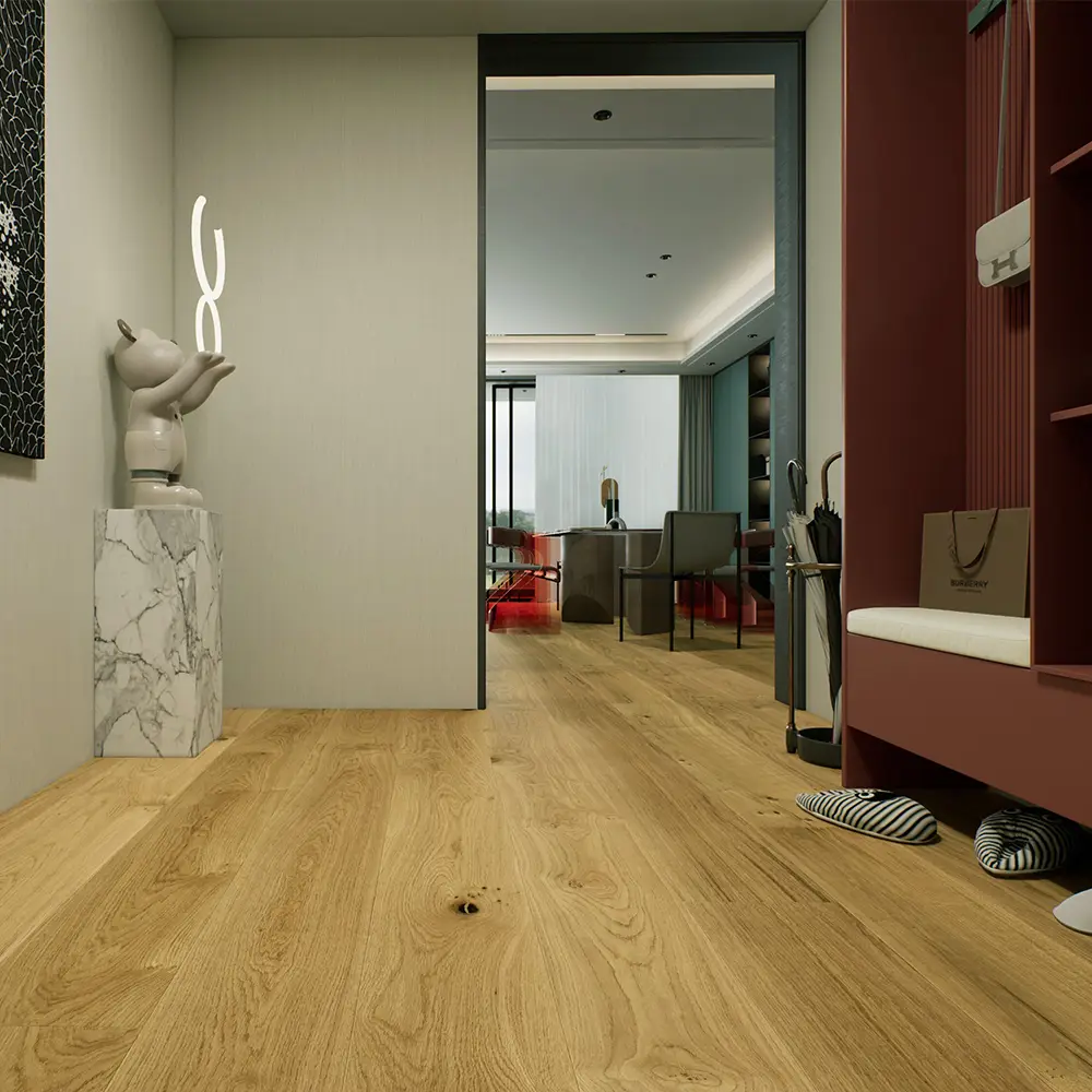 Anthony Van Dyck Lusso 207 Oak Engineered Hardwood, installed in a room