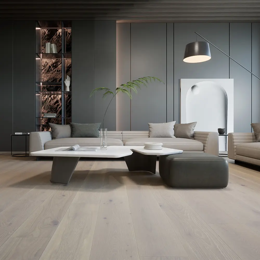 Anthony Van Dyck Lusso 209 Oak Engineered Hardwood, installed in a room