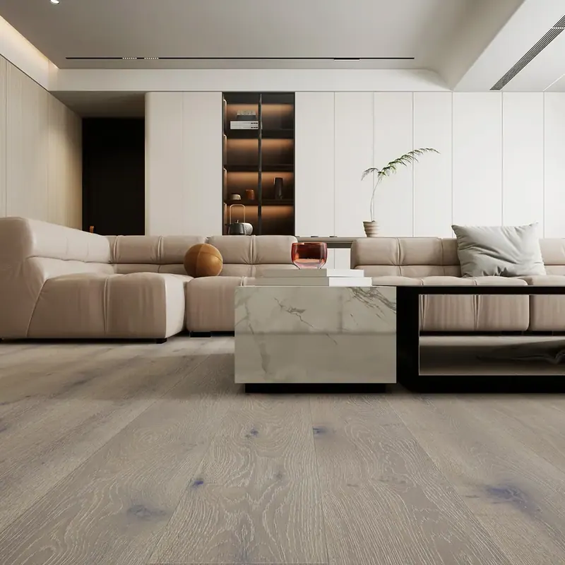 Anthony Van Dyck Lusso 216 Oak Engineered Hardwood, installed in a room