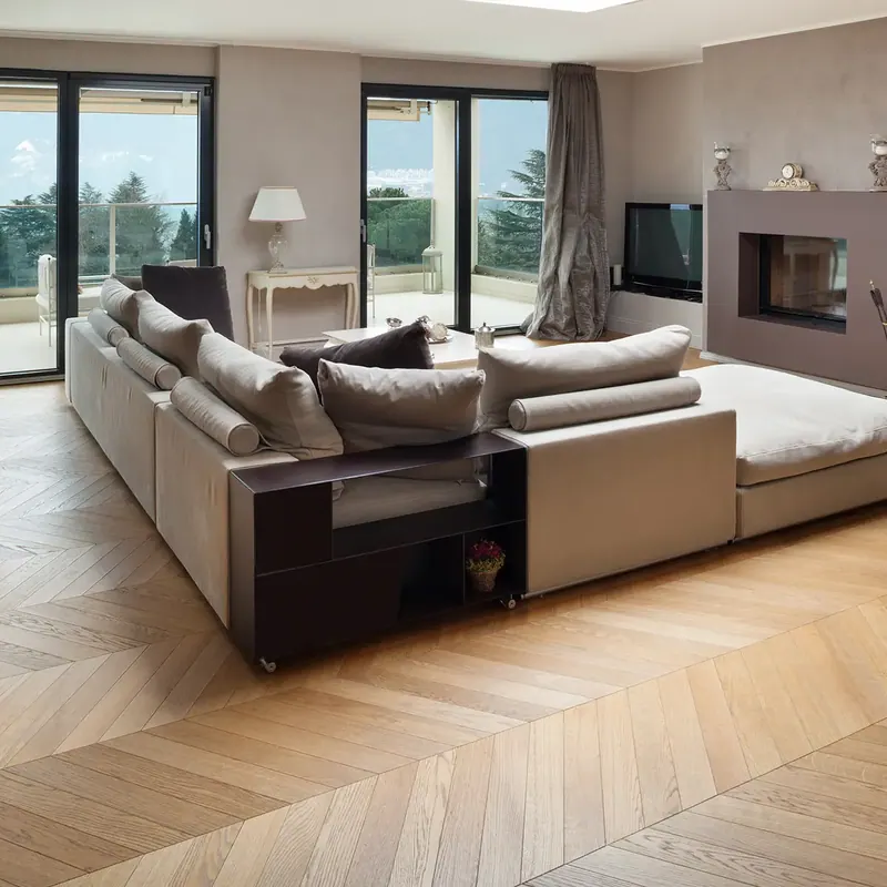 Anthony Van Dyck Bella 504 Oak Engineered Hardwood, installed in a room