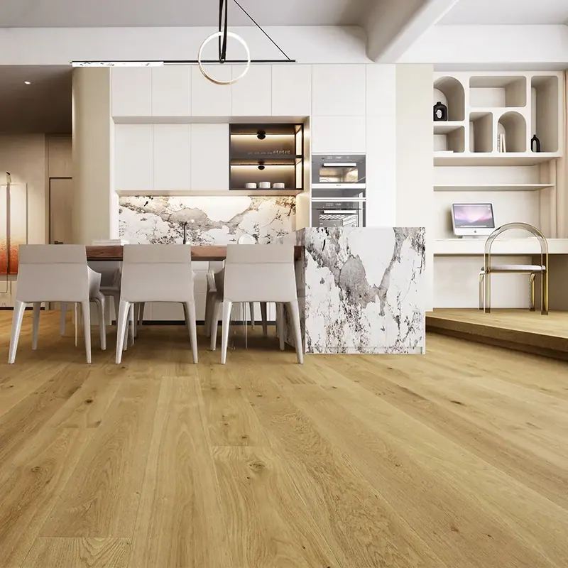 Anthony Van Dyck Innato 901 Oak Engineered Hardwood, installed in a room